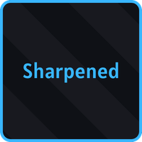 Sharpened
