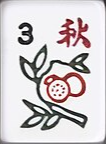 Autumn Season mahjong tile