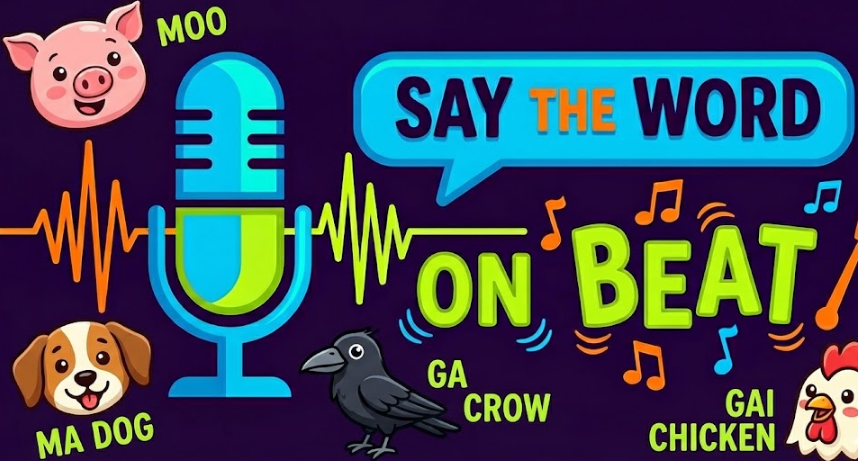 Say the Word on Beat - Tongue Twister Rhythm Game