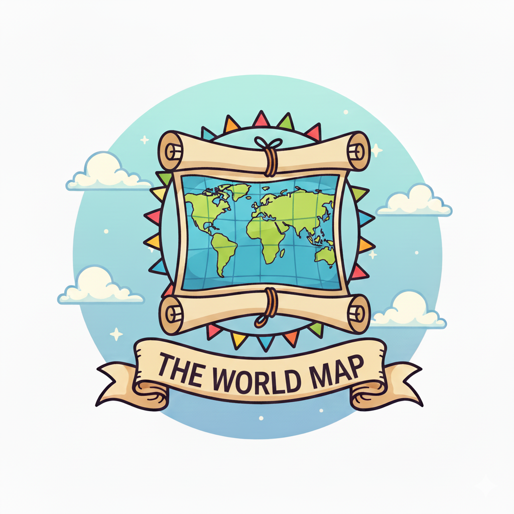World Map Game Logo